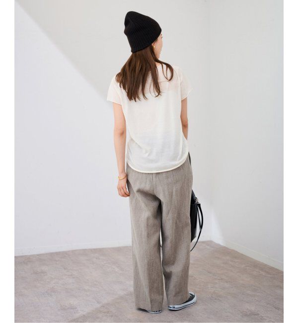 FRAMeWORK「PROTAGONISTA/プロタゴニスタ ウールリネンパンツ」|スラックス|