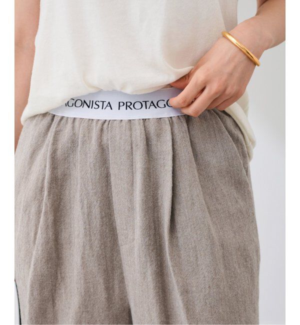 FRAMeWORK「PROTAGONISTA/プロタゴニスタ ウールリネンパンツ」|スラックス|