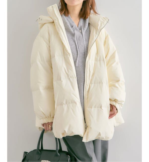 U by SPICK&SPAN「PUFFER NECK COCCOON DOWN」|ダウン|