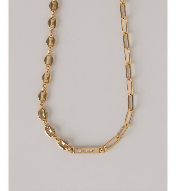 NOBLE「《NOBLE別注・追加》in mood/インムード ミドルMIXチェーンネックレス」|ネックレス|