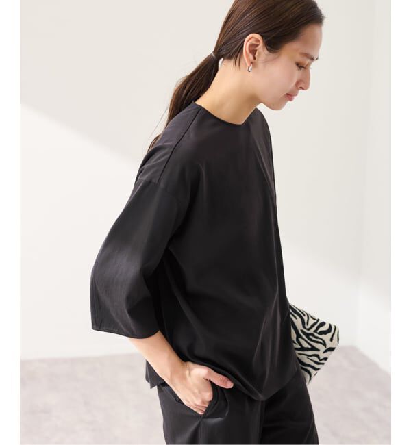 FRAMeWORK「キュプラナイロンプルオーバー」|シャツ・ブラウス|