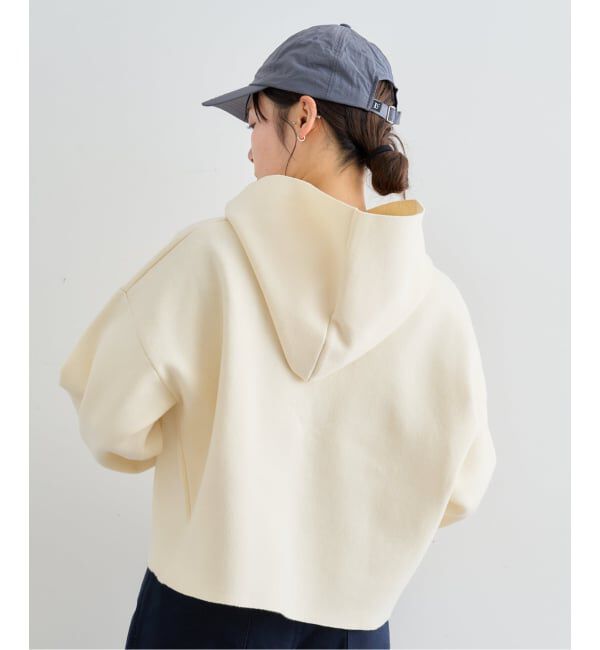 U by SPICK&SPAN「《予約》スウェットライクニットフーディー」|パーカー|