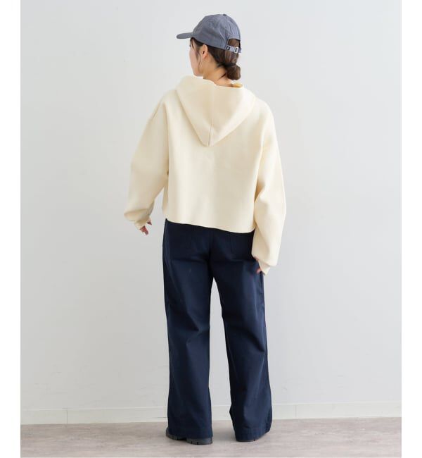 U by SPICK&SPAN「《予約》スウェットライクニットフーディー」|パーカー|