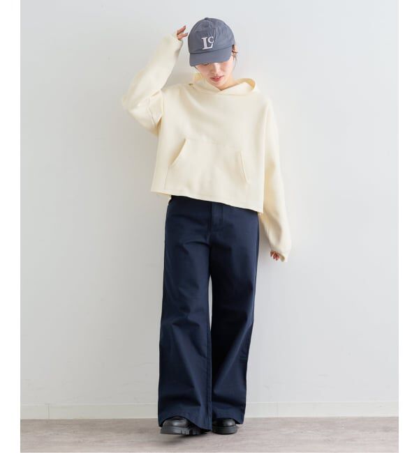 U by SPICK&SPAN「《予約》スウェットライクニットフーディー」|パーカー|