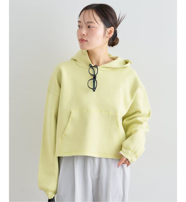 U by SPICK&SPAN「《予約》スウェットライクニットフーディー」|パーカー|