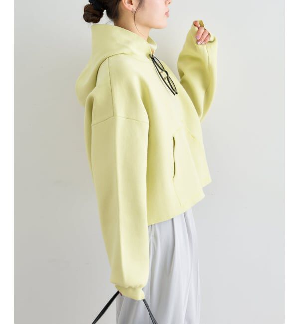 U by SPICK&SPAN「《予約》スウェットライクニットフーディー」|パーカー|