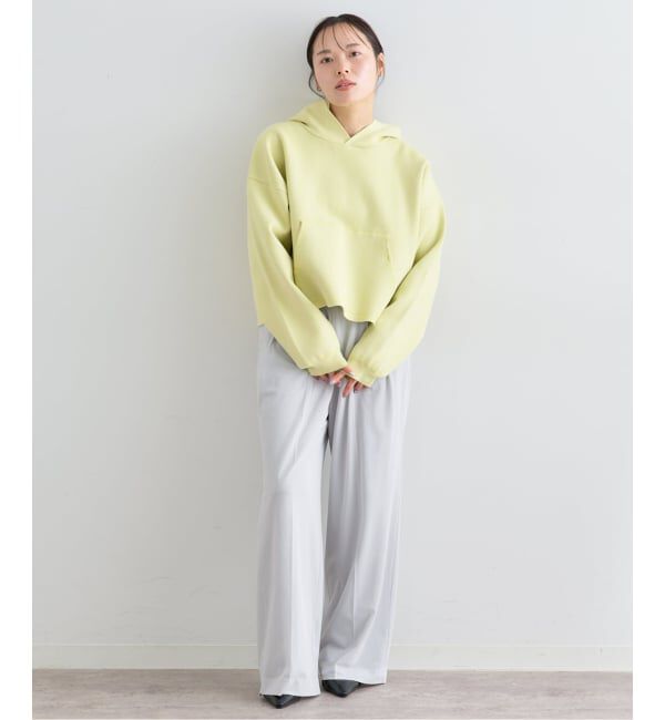 U by SPICK&SPAN「《予約》スウェットライクニットフーディー」|パーカー|