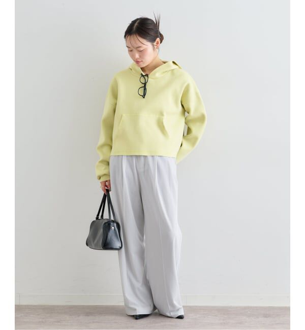 U by SPICK&SPAN「《予約》スウェットライクニットフーディー」|パーカー|