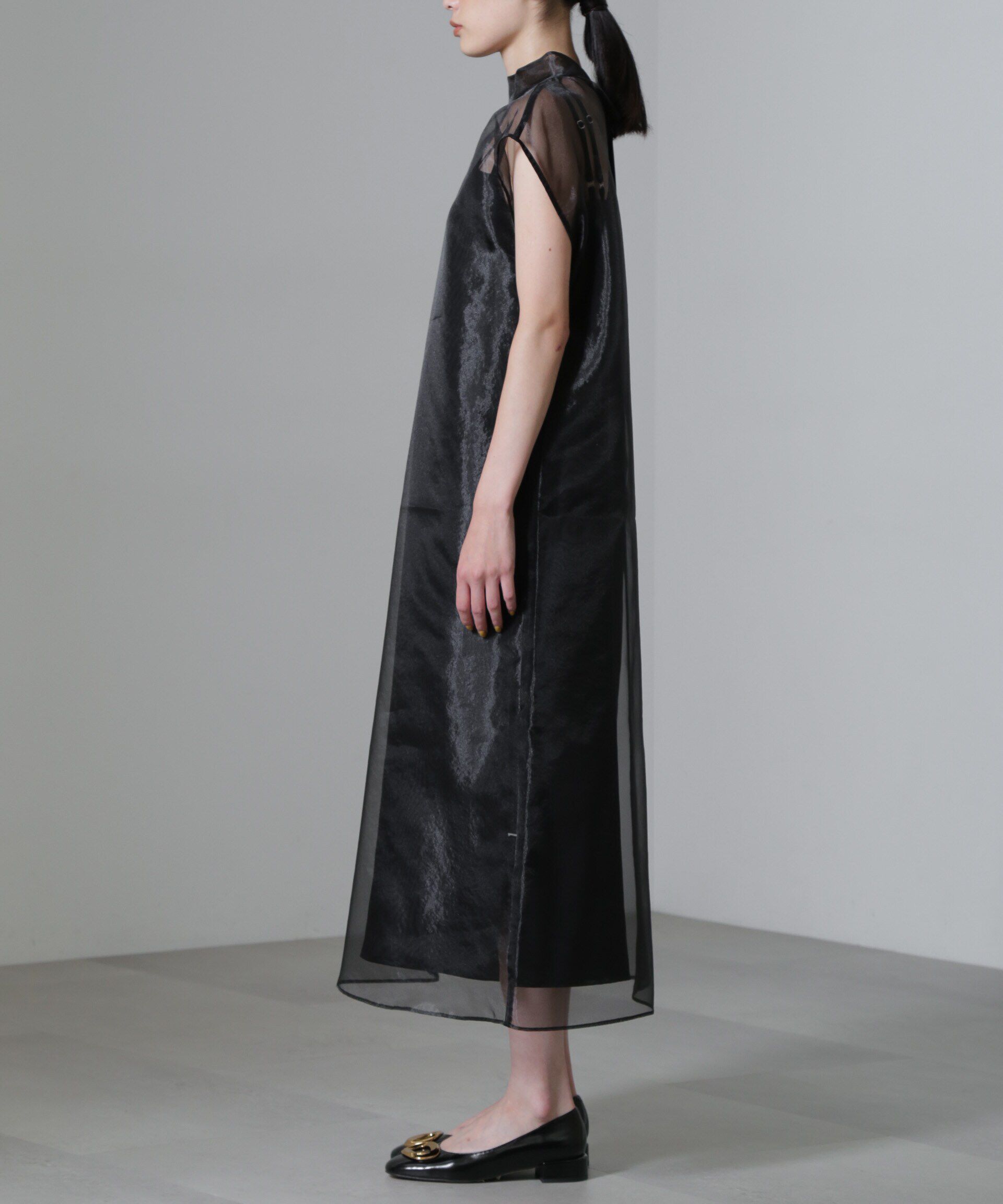 nano･universe「Kaene/アシメインナーオーガンジードレス」|ワンピース|