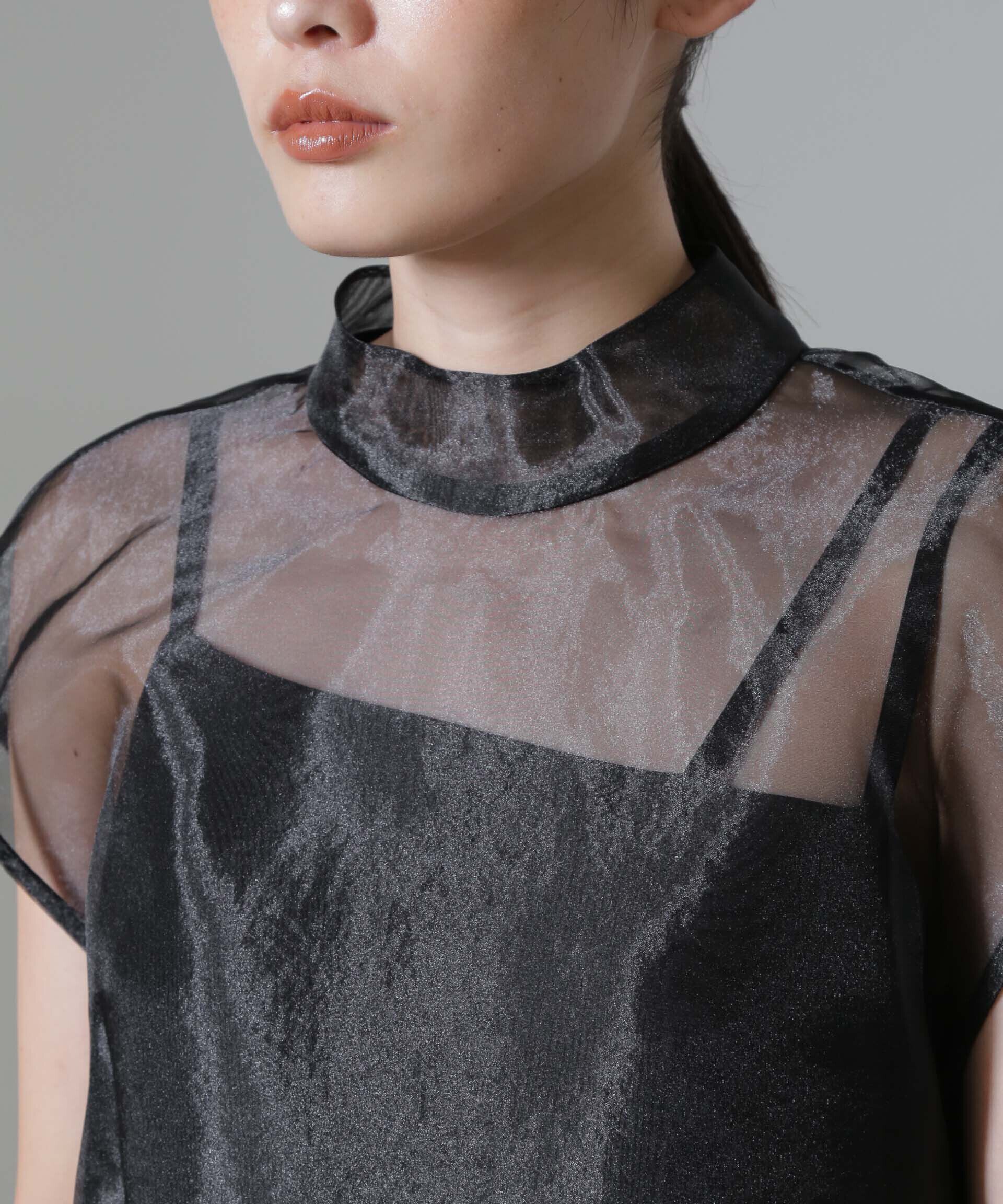 nano･universe「Kaene/アシメインナーオーガンジードレス」|ワンピース|