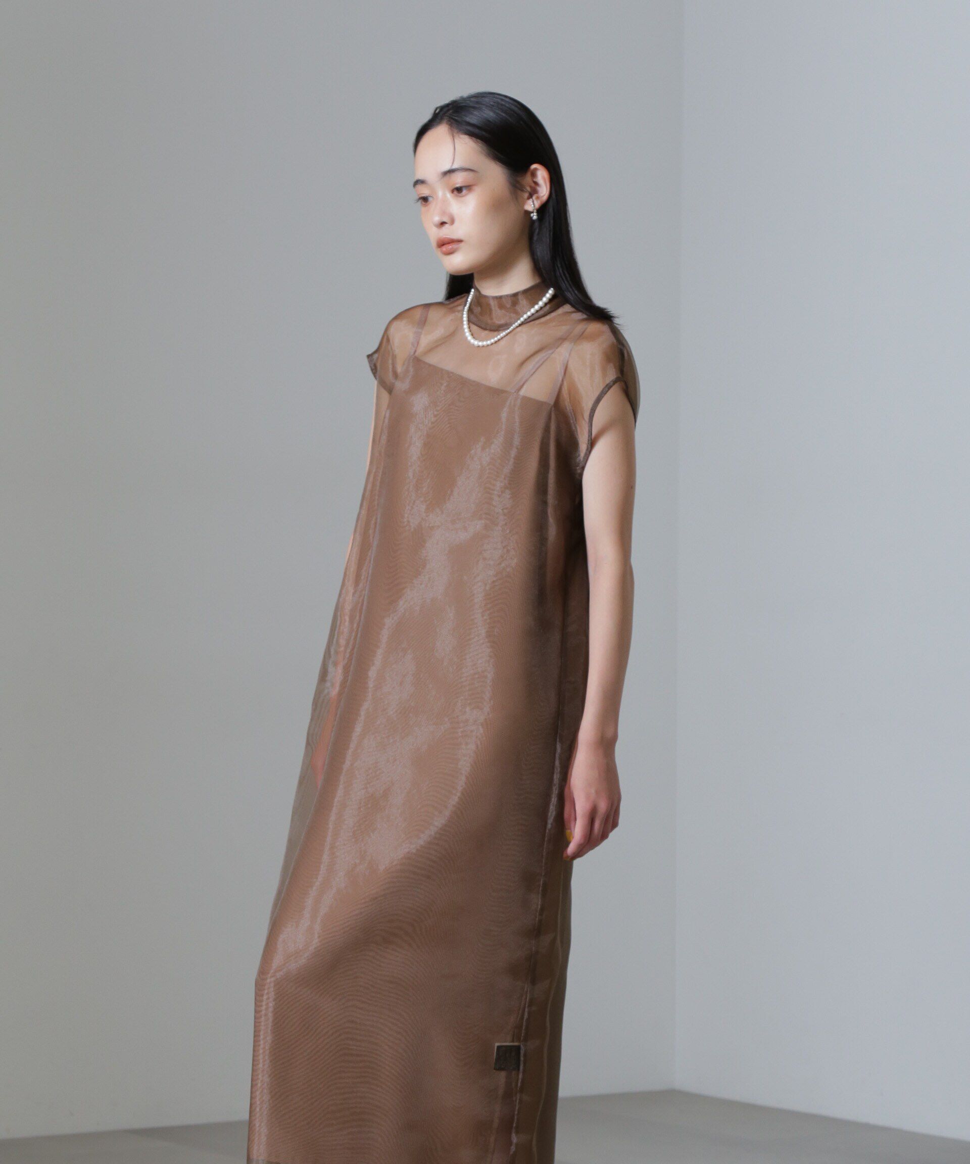 nano･universe「Kaene/アシメインナーオーガンジードレス」|ワンピース|