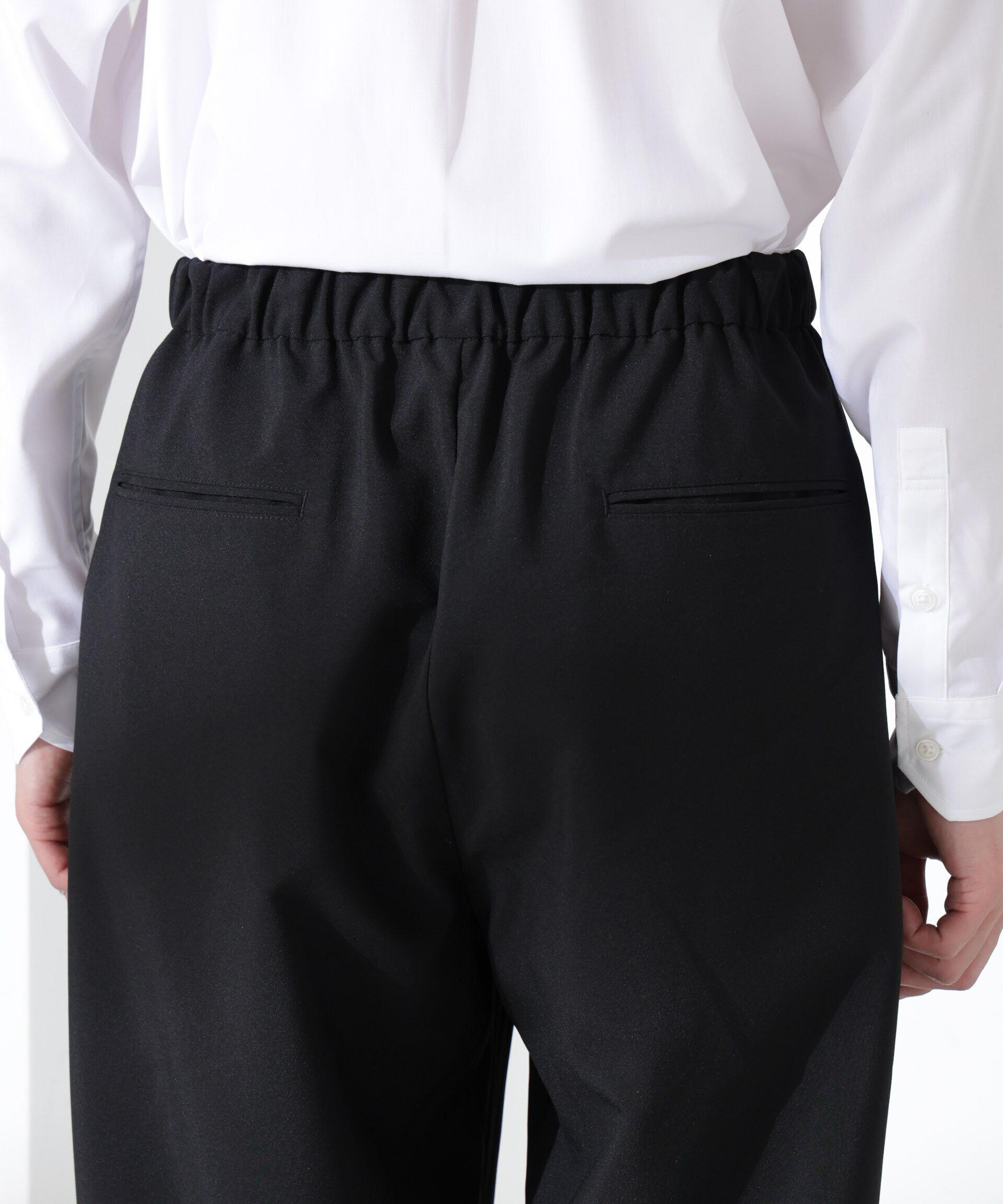 nano･universe「「大人のワイドパンツ」ハイツイストワイドスラックス」|チノ|