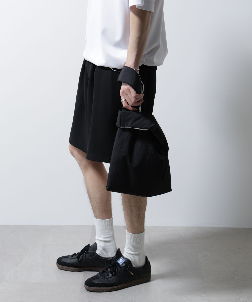 nano･universe「「NJ/CLUB」中綿マルシェバッグ」|ショルダー・メッセンジャー|ブラック