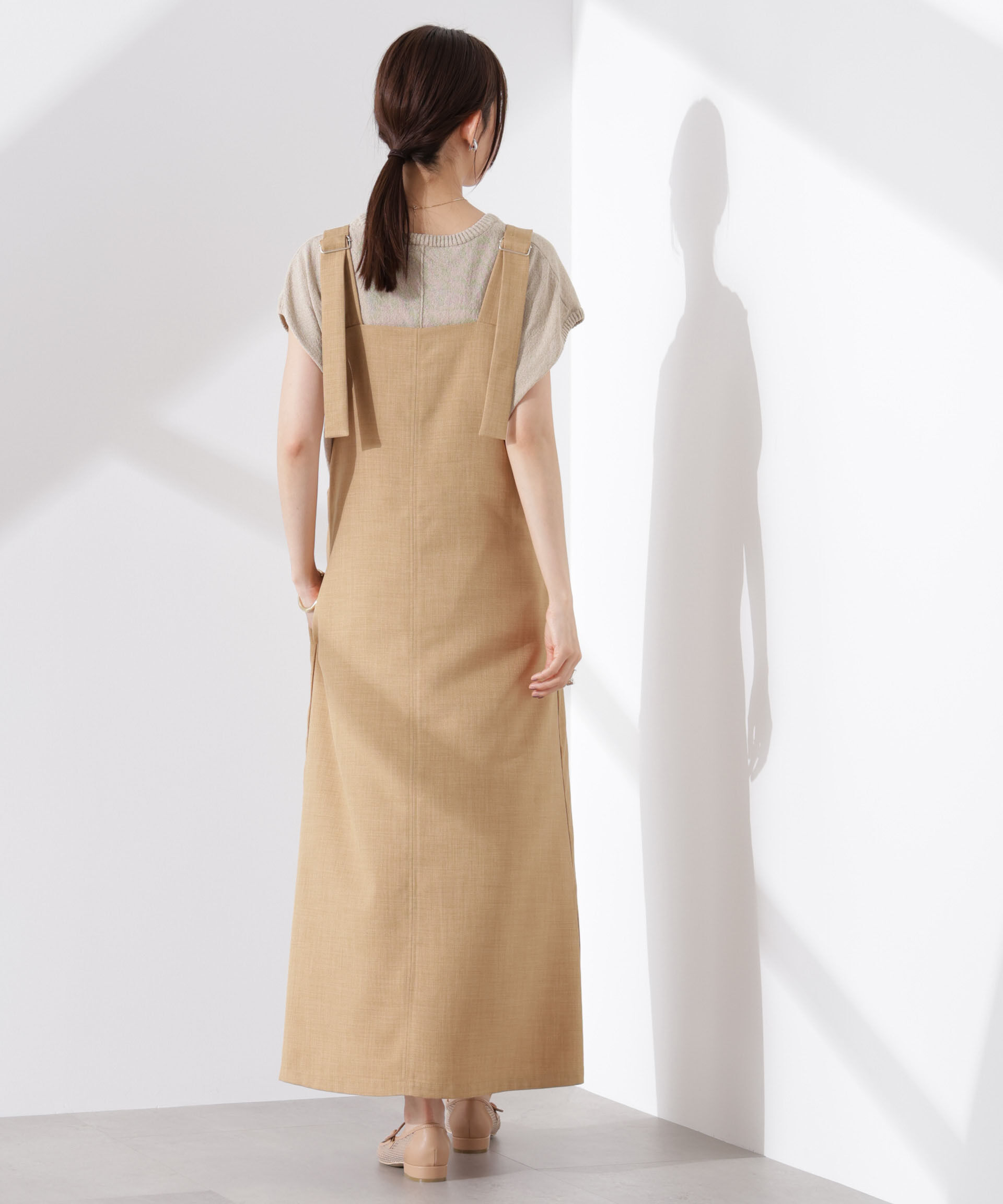 nano･universe「バックスリットシアーニットプルオーバー」|ニット・セーター|