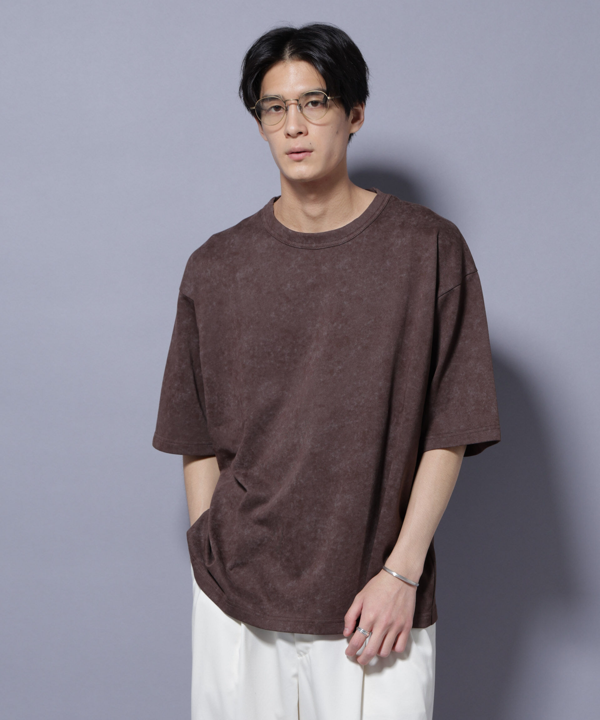 nano･universe「フェードカラーTシャツ 半袖」|Tシャツ・カットソー|