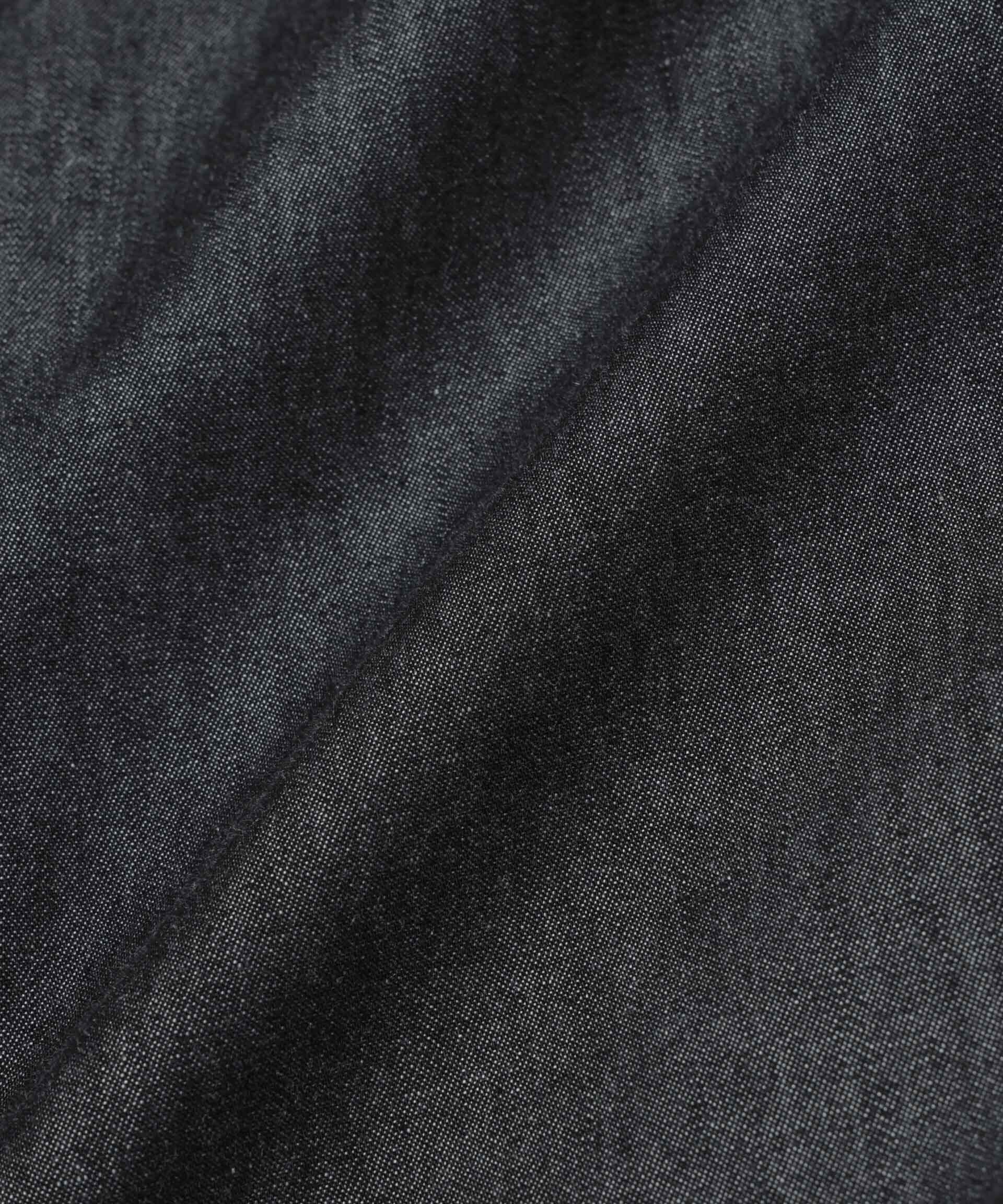 nano･universe「ギャザーデザインフレアデニムワンピース」|ワンピース|