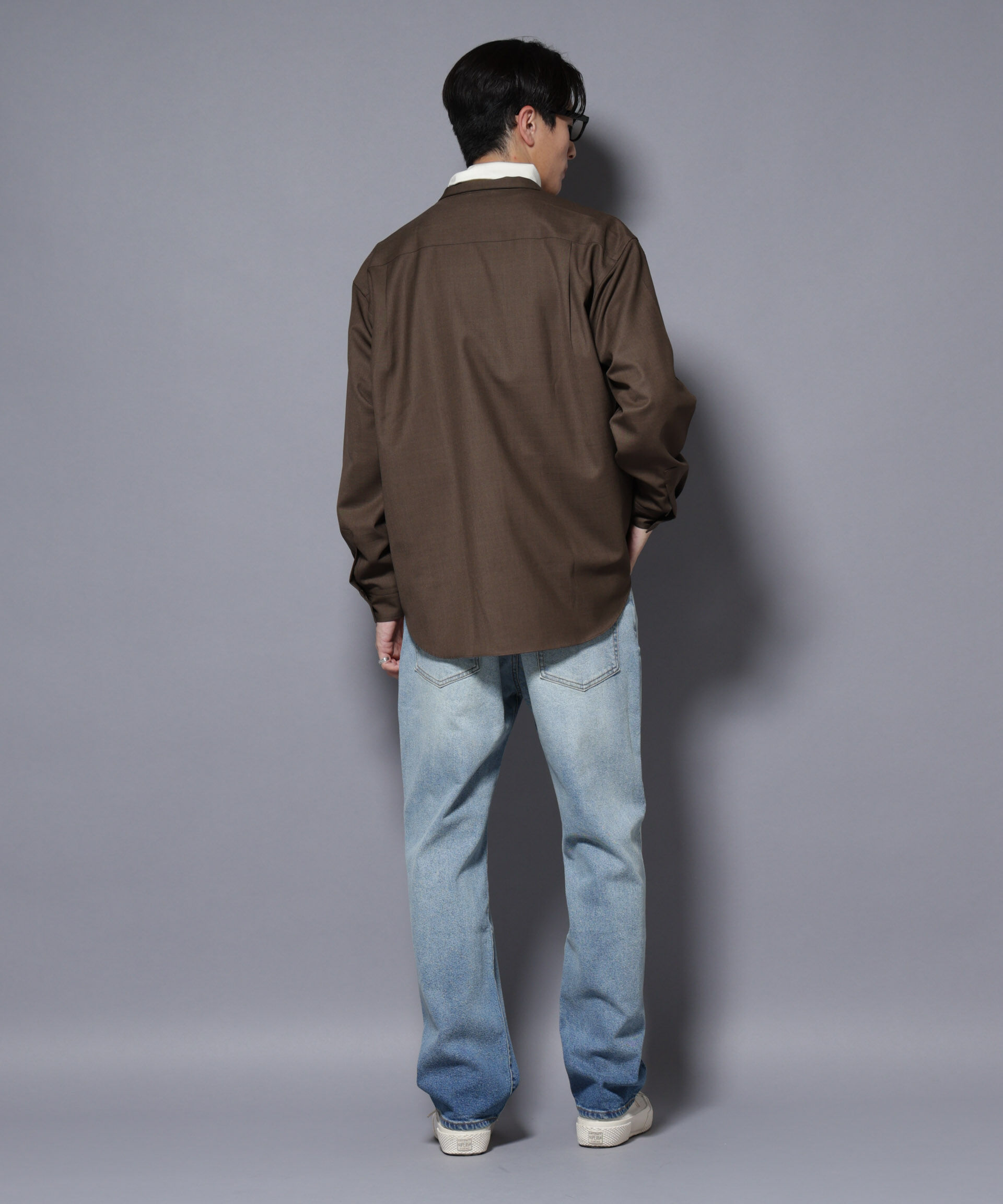 nano･universe「｢Gavante｣ ドライギャバスタンドカラーシャツ」|シャツ・ブラウス|