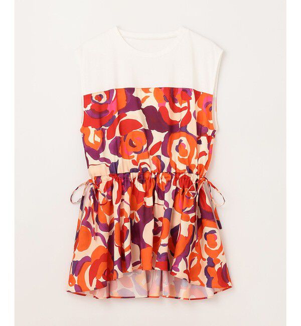 GRACE CONTINENTAL「ペイントカラープリントトップ」|Tシャツ・カットソー|