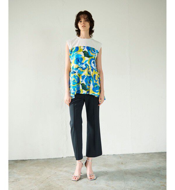 GRACE CONTINENTAL「ペイントカラープリントトップ」|Tシャツ・カットソー|