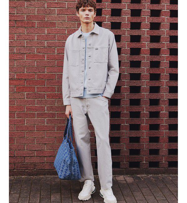 LACOSTE「11.5oz ボックスカラーデニムジャケット」|デニムジャケット|