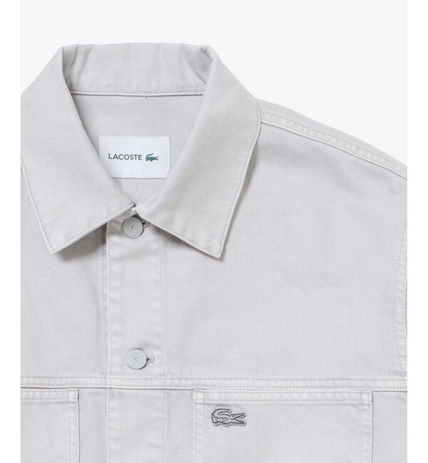 LACOSTE「11.5oz ボックスカラーデニムジャケット」|デニムジャケット|