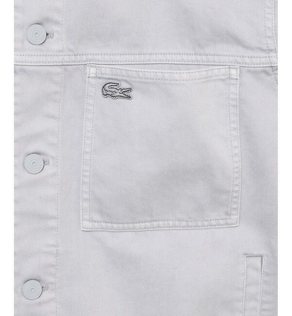 LACOSTE「11.5oz ボックスカラーデニムジャケット」|デニムジャケット|