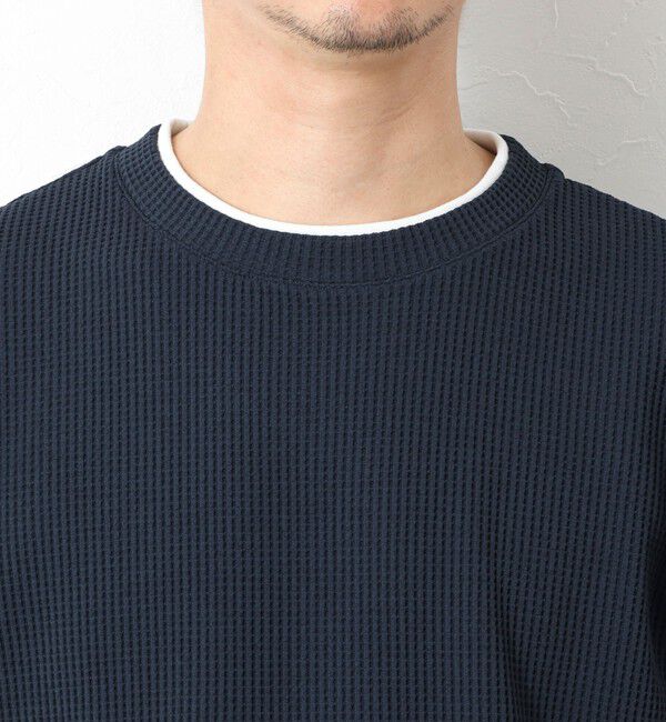NOLLEY'S goodman「【IRM】《吸水速乾/UVカット》ワッフルフェイクレイヤードTee 25SS」|Tシャツ・カットソー|