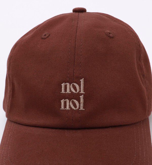 NOLLEY'S「【nolnol/ノルノル】ロゴ刺繍キャップ」|キャップ・キャスケット|