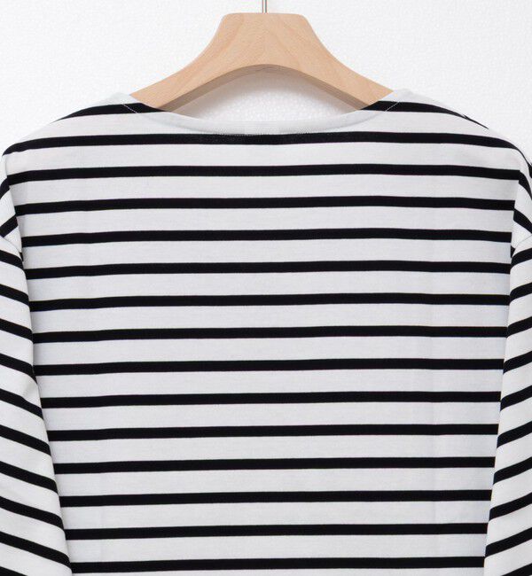 NOLLEY'S「nolnolウォッシャブルMVSシルケットボーダーT」|Tシャツ・カットソー|