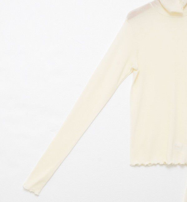 NOLLEY'S「MY STANDARD ウォッシャブルリブタートルネック」|Tシャツ・カットソー|