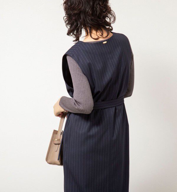 NOLLEY'S sophi「ウォッシャブルベルト付きジャンスカ」|ジャンパースカート|