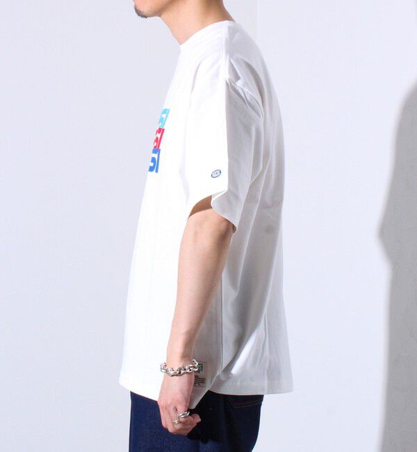 GLOSTER「【PEPSI&times;DISCUS ATHLETIC】コラボ プリント 半袖 クルーネックTシャツ」|Tシャツ・カットソー|