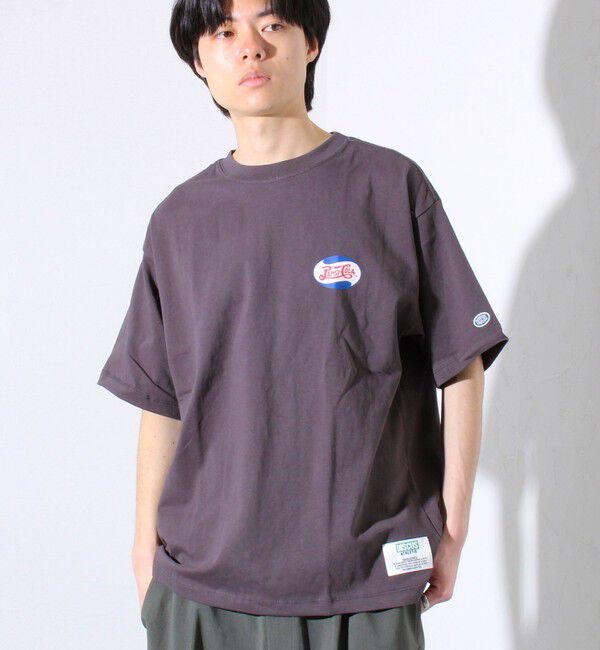 GLOSTER「【PEPSI&times;DISCUS ATHLETIC】コラボ プリント 半袖 クルーネックTシャツ」|Tシャツ・カットソー|