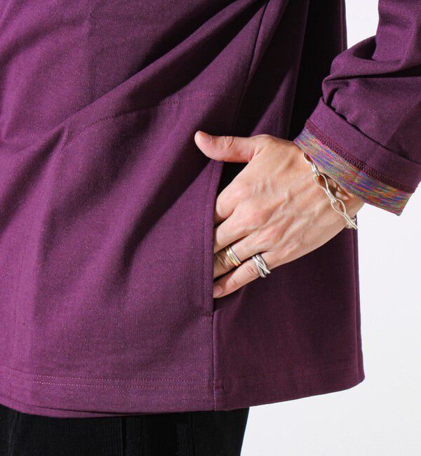 GLOSTER「【春の人気作が復刻】【裏グラデーションシリーズ】天竺クルーカーディガン」|カーディガン|