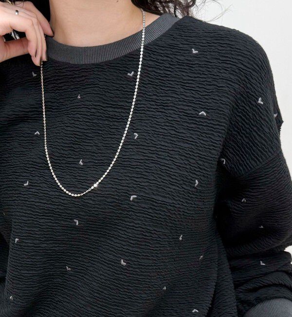 fredy emue「【大人気リバイバル】ハート刺繍コンパクトスウェットプルオーバー」|スウェット・ジャージ|