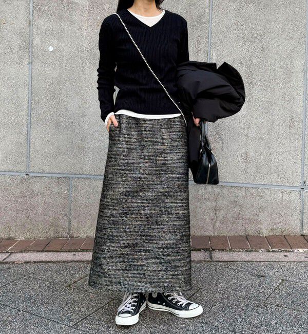 fredy emue「ラメツィードスカート」|スカート|