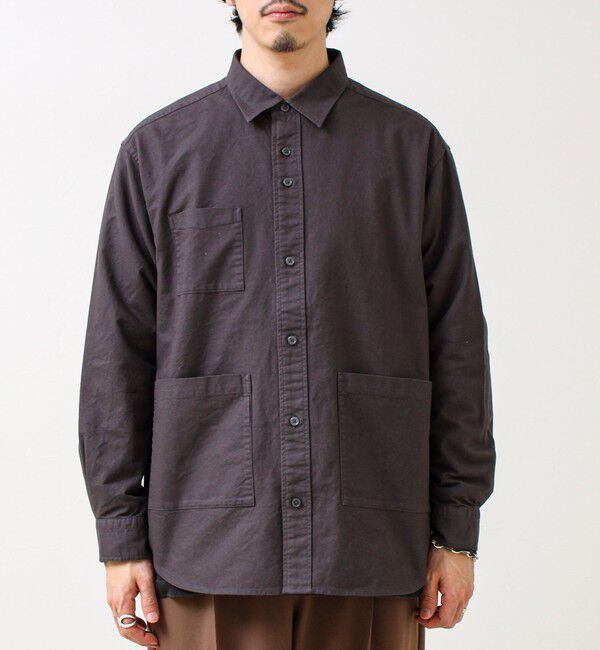 GLOSTER「【ユーティリティシャツ】ダックポケットシャツ」|シャツ・ブラウス|