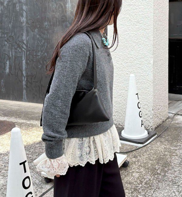 fredy emue「【3回目の追加販売！】レースドッキングロンTシャツ」|Tシャツ・カットソー|