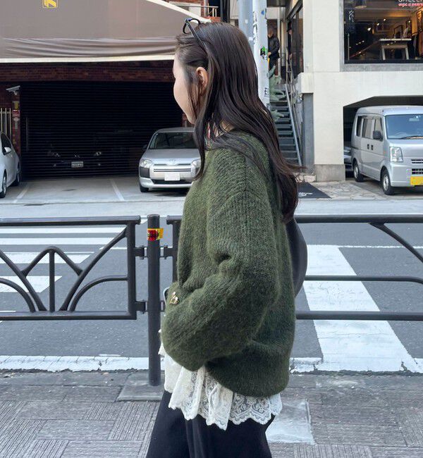 fredy emue「【3回目の追加販売！】レースドッキングロンTシャツ」|Tシャツ・カットソー|