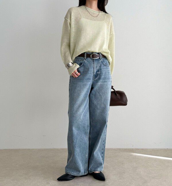 fredy emue「LINEN100ニットプルオーバー」|ニット・セーター|