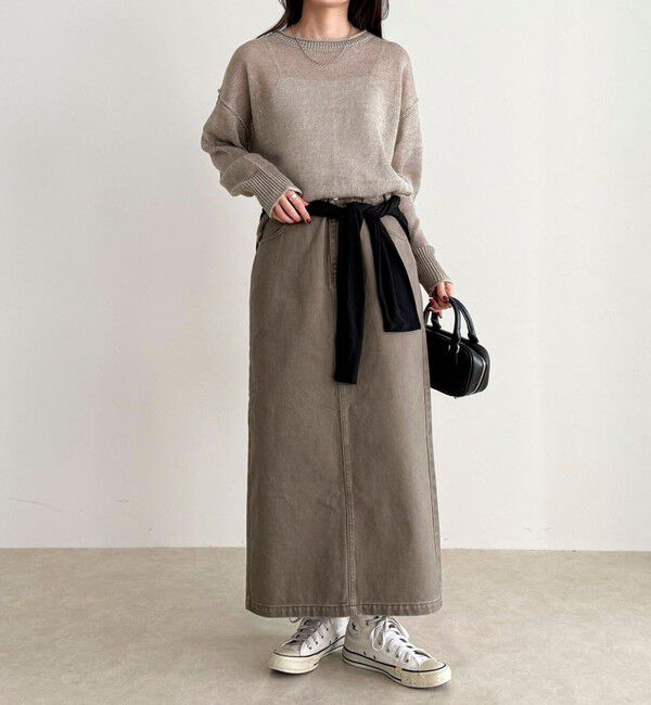 fredy emue「LINEN100ニットプルオーバー」|ニット・セーター|