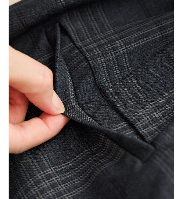 Rope&rsquo;Picnic「裏起毛無地＆チェックアソートワイドパンツ/防シワ」|チノ|