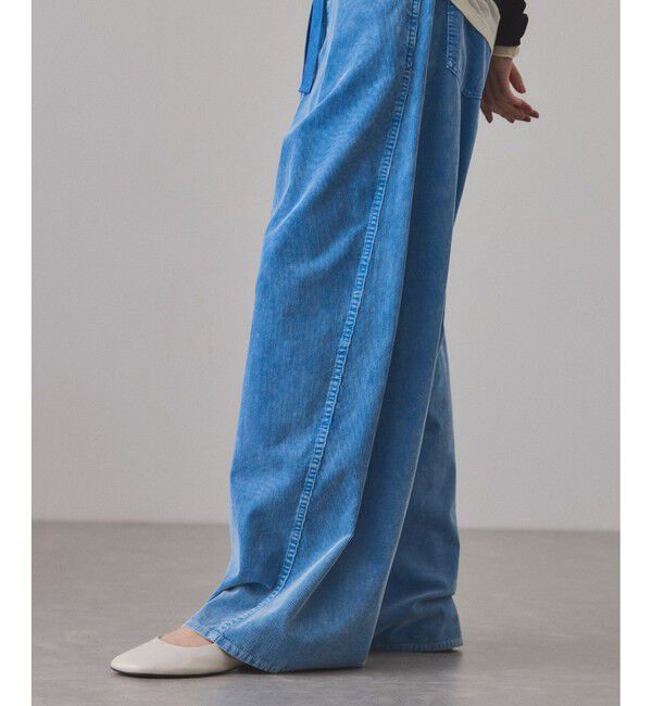 ADAM ET ROPE'「【新色追加】ガーメントダイコーデュロイパンツ」|チノ|