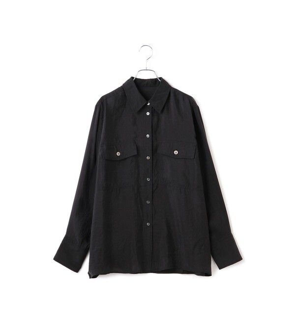 ADAM ET ROPE'「キュプラシアーポケットシャツ」|シャツ・ブラウス|