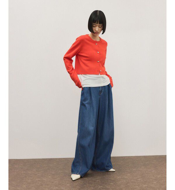 ADAM ET ROPE'「イージータックワイドデニム」|デニム|