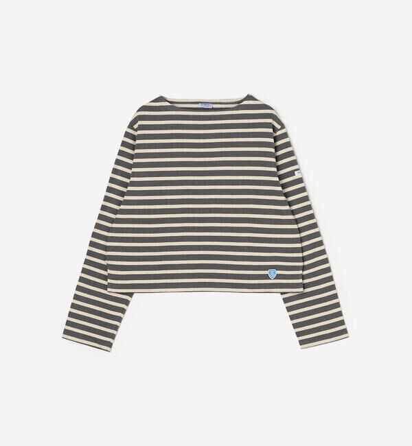 ORCIVAL「ORCIVAL | コットンロード クロップドTシャツ WOMEN」|Tシャツ・カットソー|GREY系1