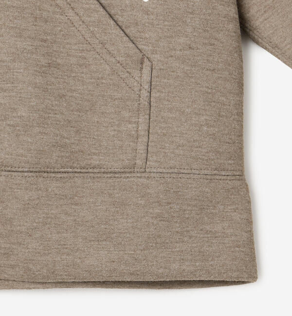 GYMPHLEX「Gymphlex | ダンボールニット ジップフードジャケット WOMEN」|パーカー|