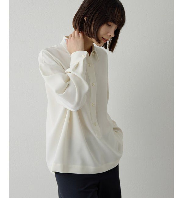  「ダブルクロススキッパープルオーバー」|シャツ・ブラウス|