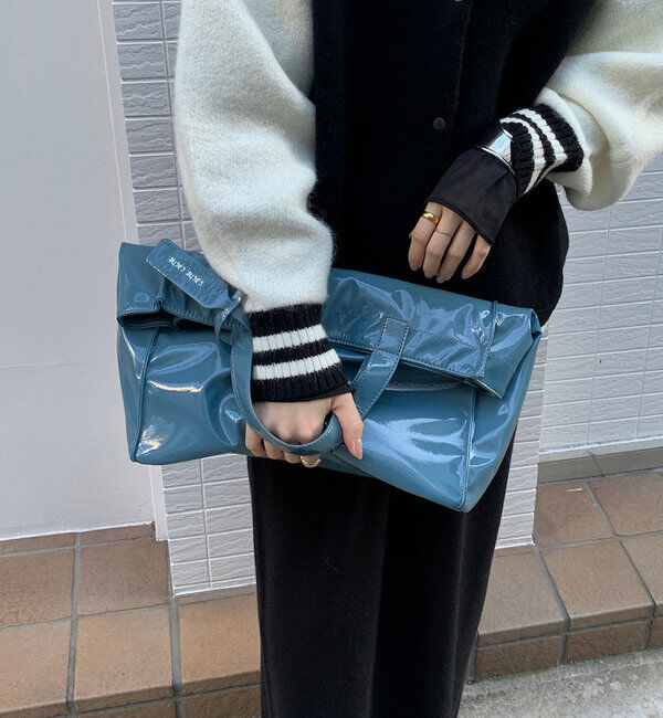  「【新色追加】【WEB限定】 ソフトエナメルショッパーバッグ」|トートバッグ|