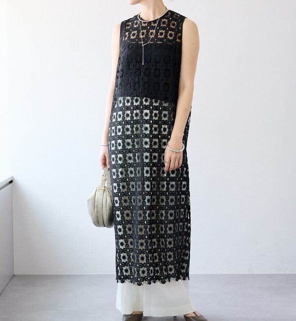  「予約【着映え】レイヤードレースワンピース」|ワンピース|